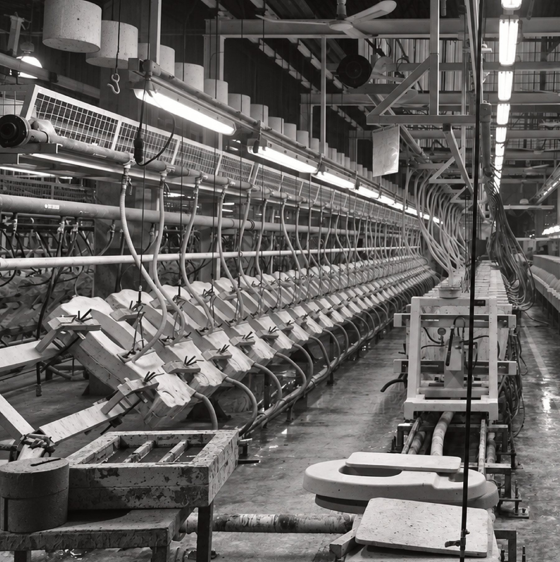 Toilets production