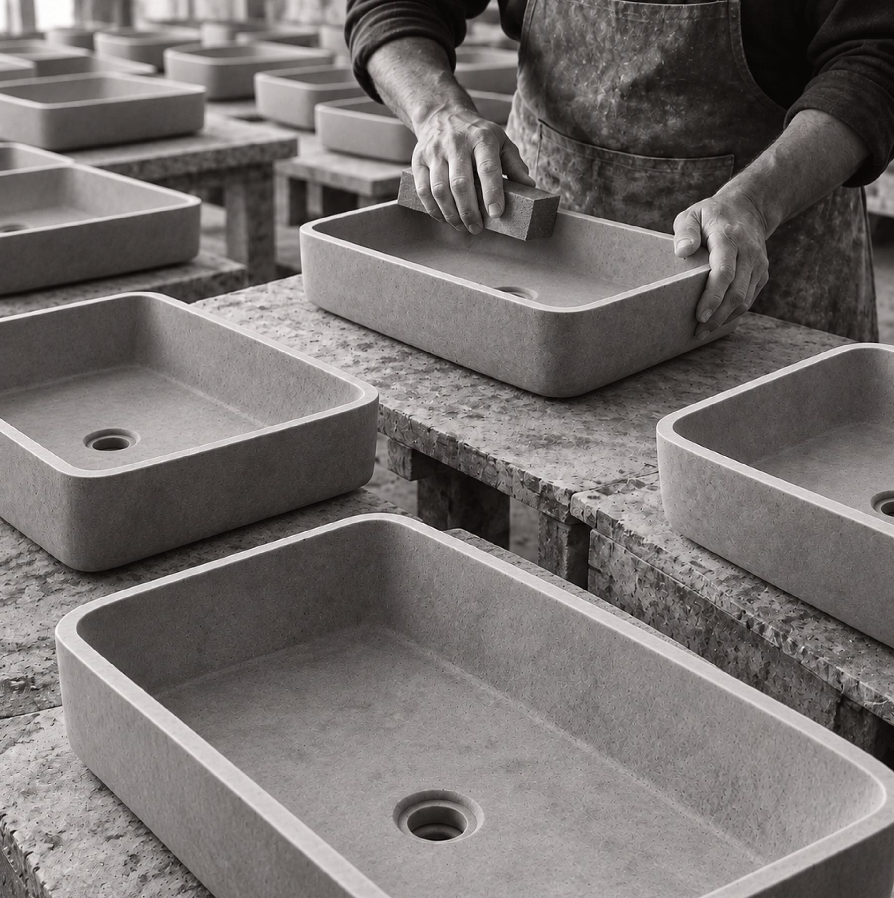 Washbasins & Furniture production