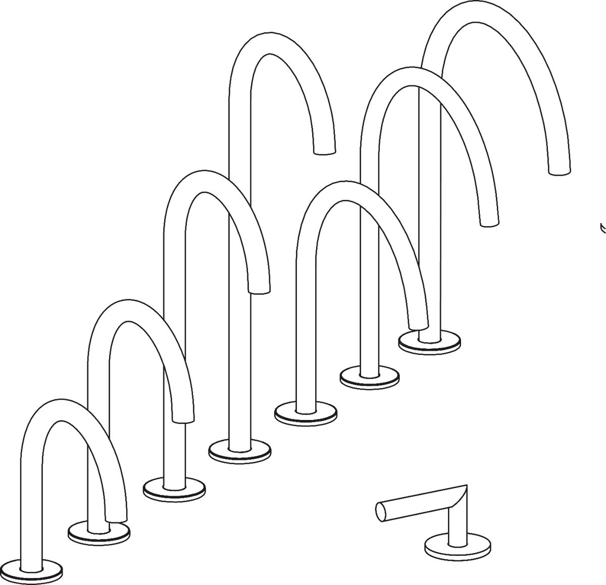 Classic collection line drawing
